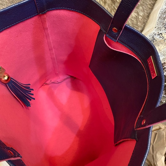 Deaux Lux navy tote - Picture 6 of 7